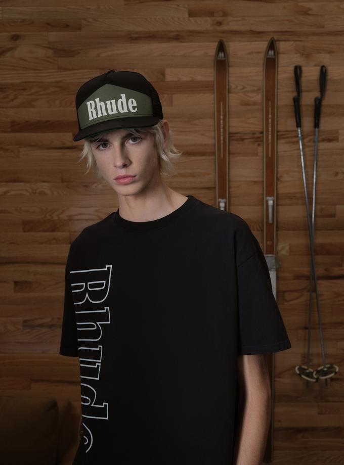 RHUDE AERIAL LOGO HAT Best Price