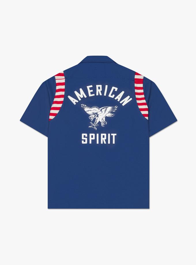 RHUDE AMERICAN SPIRIT POPLIN SHIRT Best Buy