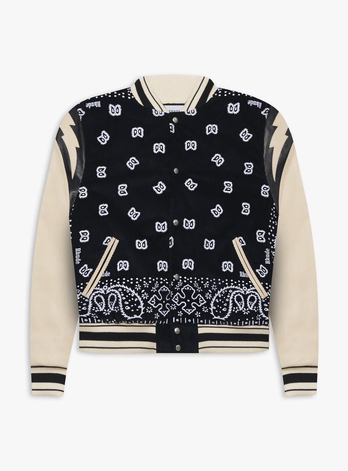 RHUDE BANDANA BOMBER JACKET Same Day Delivery