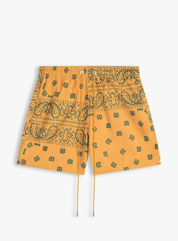 RHUDE BANDANA PRINT SWIM TRUNKS Best Price