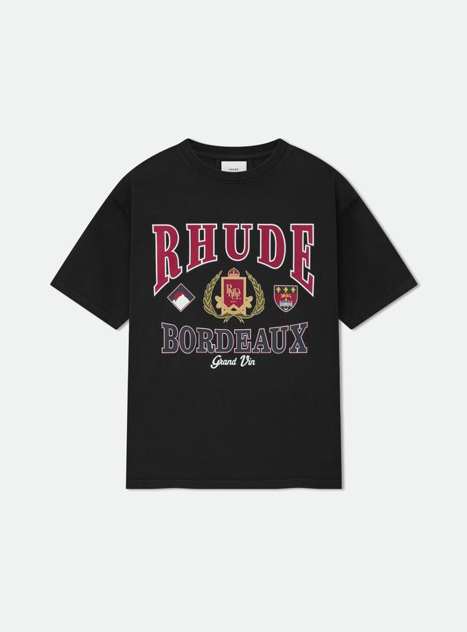 RHUDE BORDEAUX GRAND TEE Best Seller