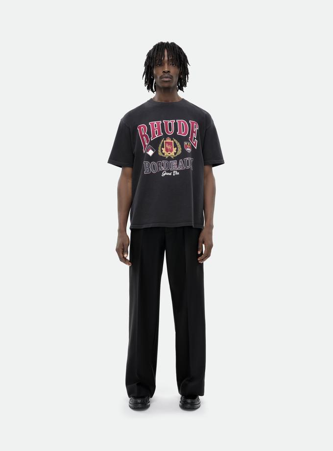 RHUDE BORDEAUX GRAND TEE Best Seller