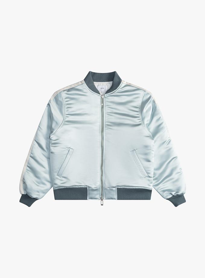 RHUDE BOYS 02 SATIN BOMBER Best Price