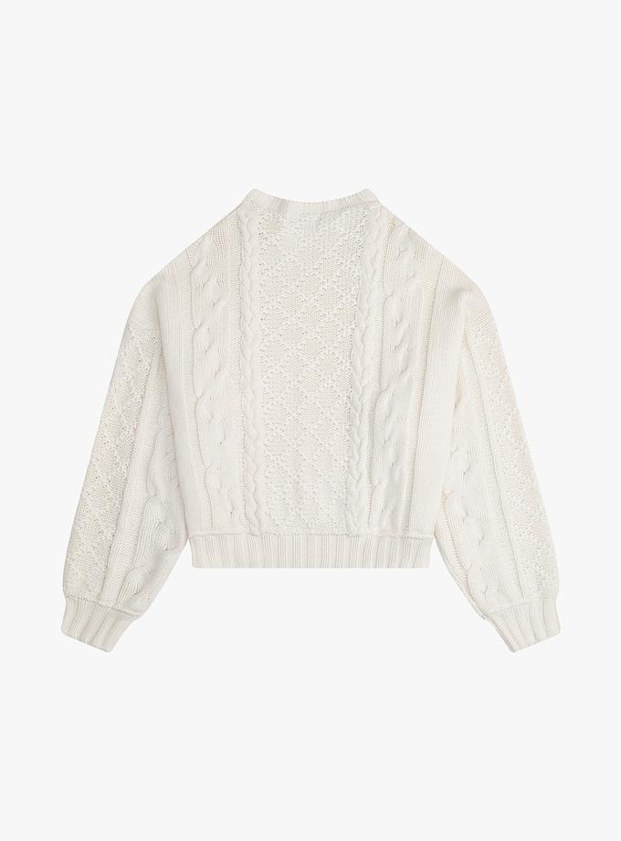 RHUDE CABLE KNIT CREWNECK Free shipping