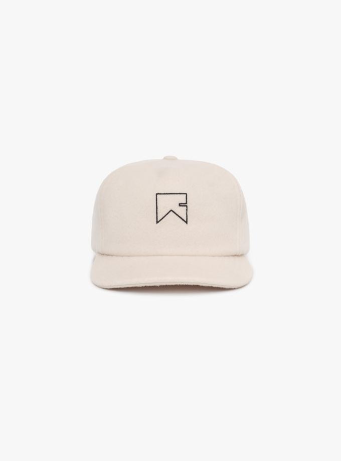 RHUDE CASHMERE CHEVRON LOGO HAT High Quality