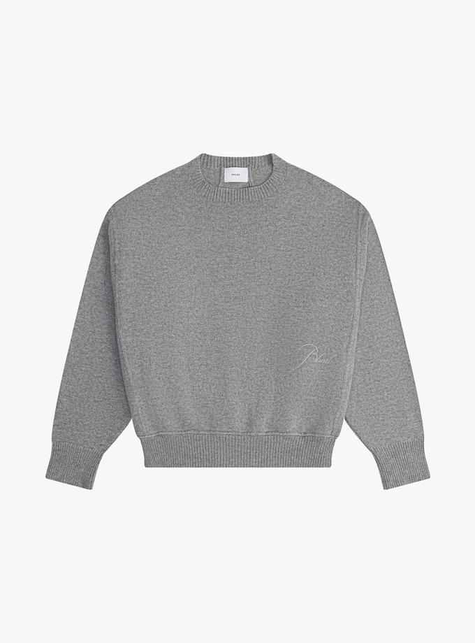 RHUDE CASHMERE KNIT CORE CREWNECK High Quality