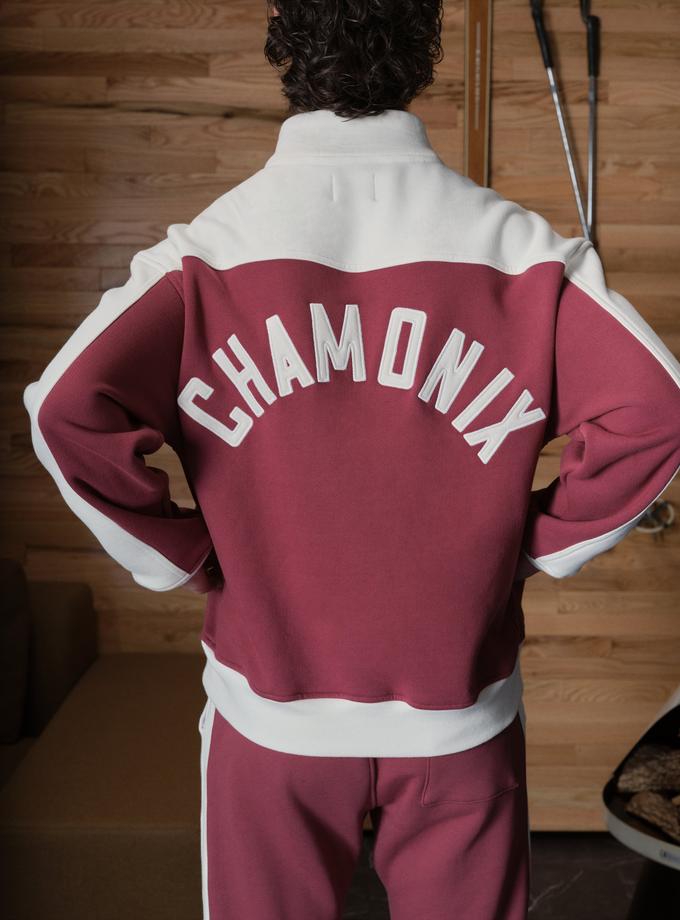 RHUDE CHAMONIX QUARTER-ZIP VARSITY On Sale