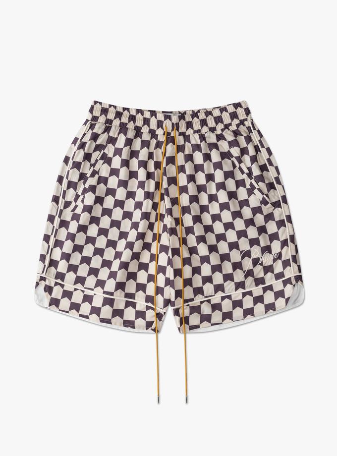 RHUDE CHECKERED PJ SHORT Same Day Delivery