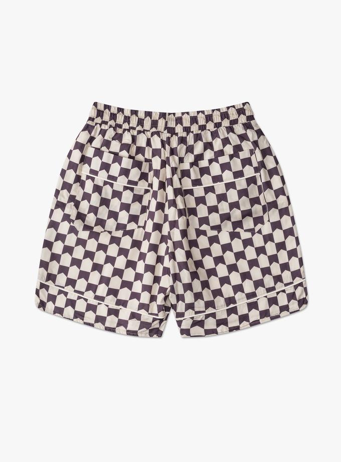 RHUDE CHECKERED PJ SHORT Same Day Delivery