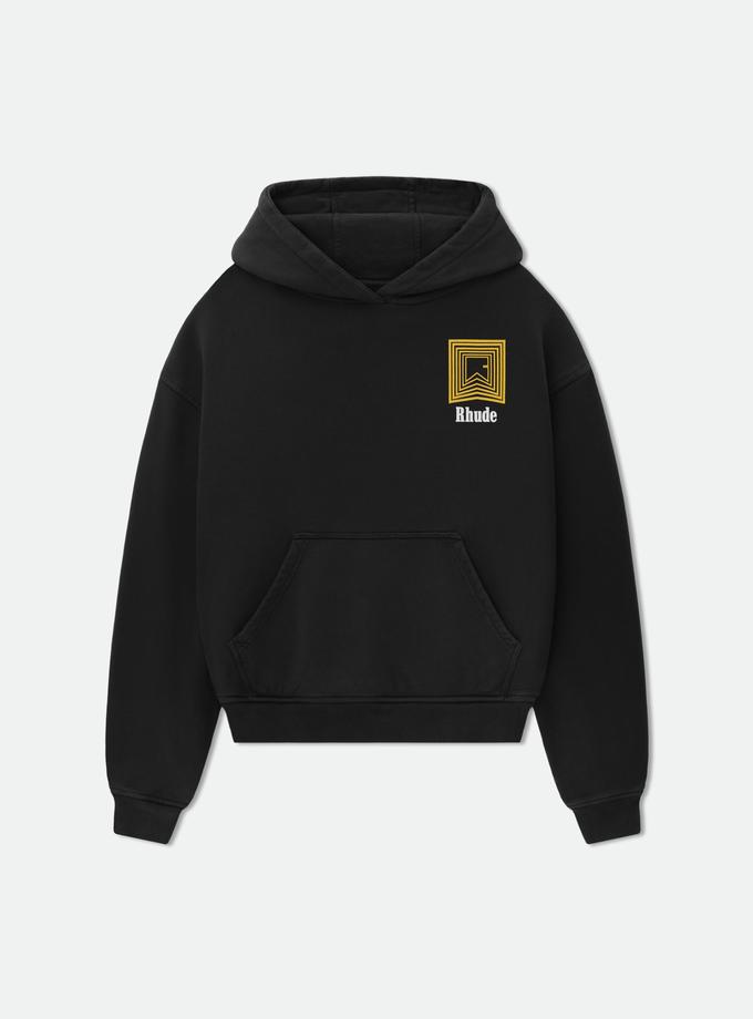 RHUDE CHEVRON LOGO REPEAT HOODIE For Sale