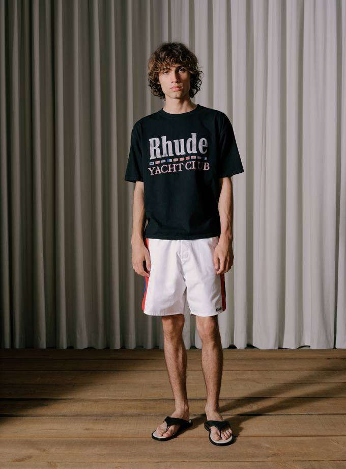 RHUDE CHEVRON TRACK SHORTS High Quality