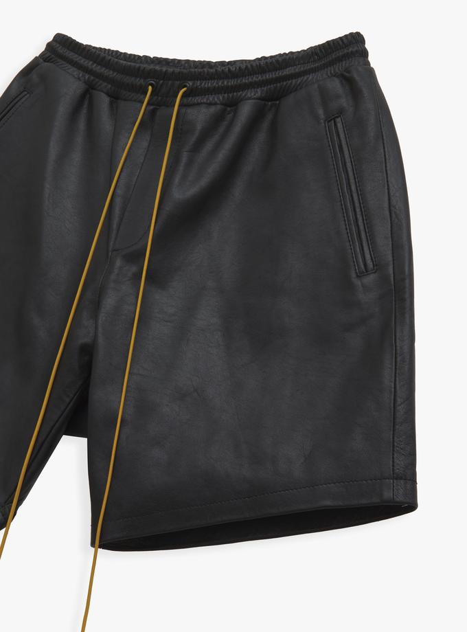 RHUDE CIESTA LEATHER SHORTS Best Buy