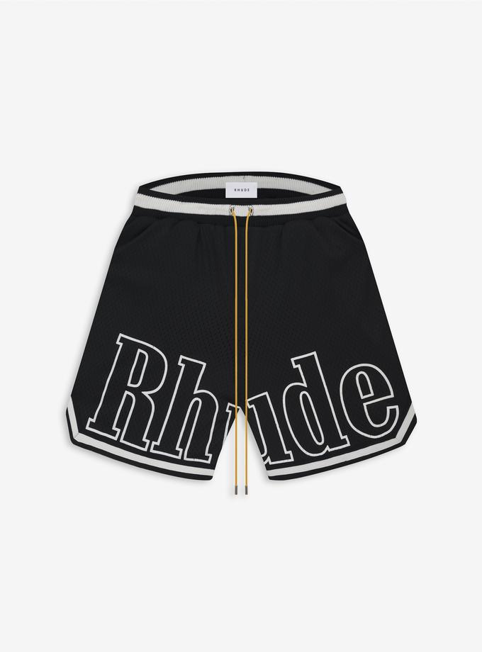 RHUDE COURT LOGO SHORTS Best Seller