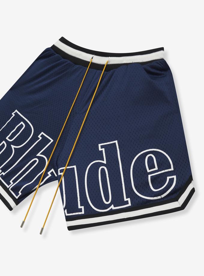 RHUDE COURT LOGO SHORTS Same Day Delivery