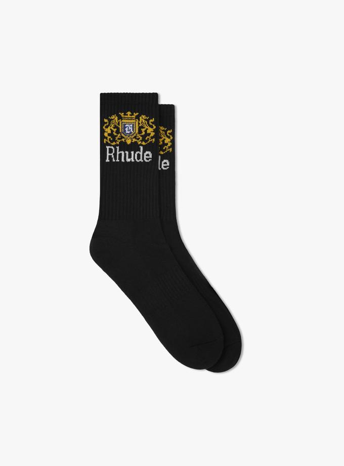 RHUDE CREST LOGO SOCK Best Seller