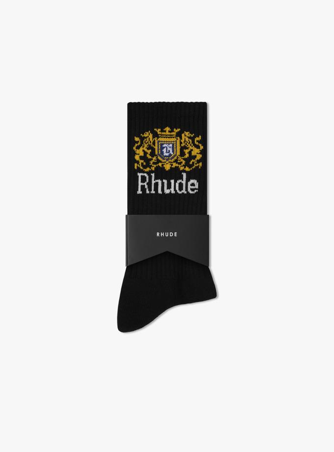 RHUDE CREST LOGO SOCK Best Seller