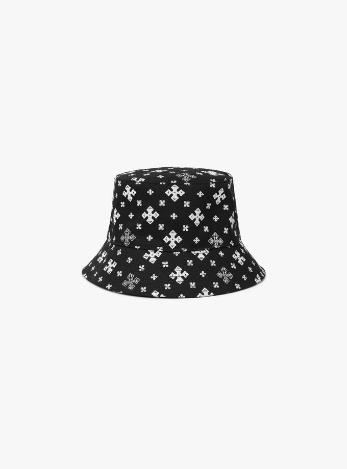 RHUDE CROSS BANDANA BUCKET HAT High Quality