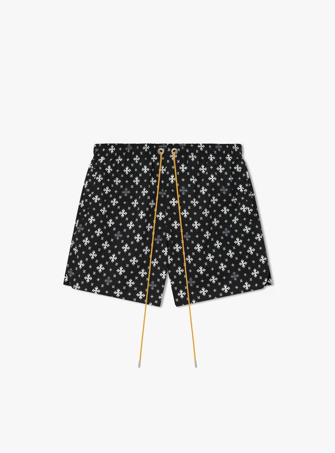 RHUDE CROSS BANDANA  SWIM SHORT New Arrival