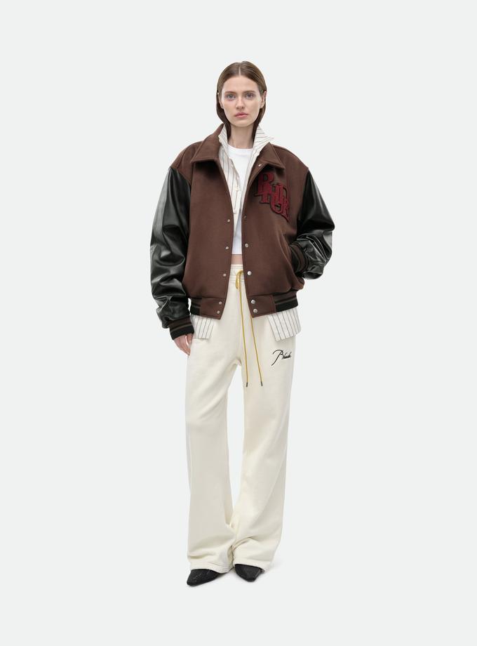 RHUDE DUCK VARSITY JACKET High Quality