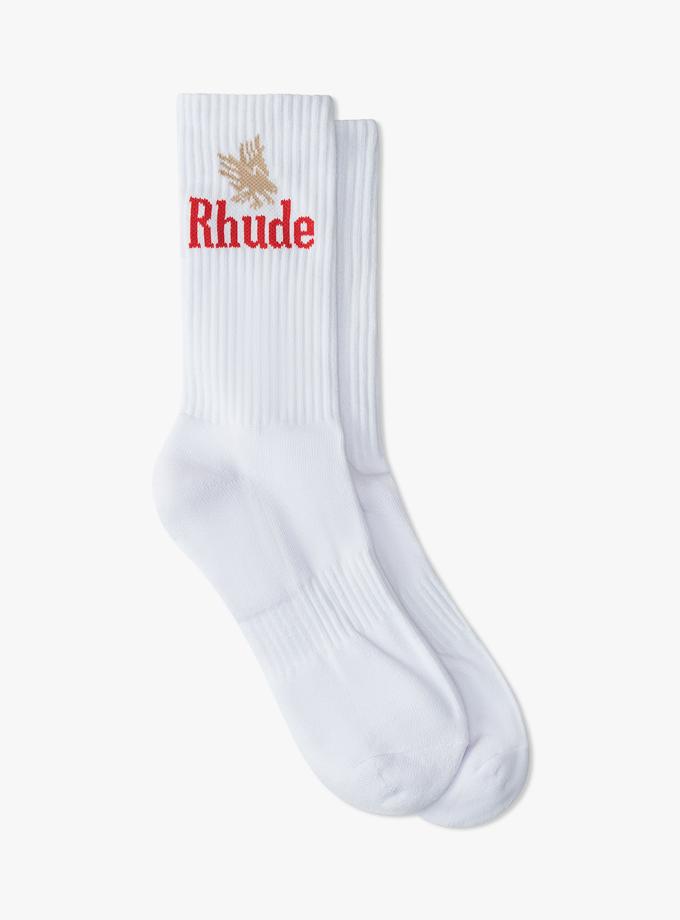 RHUDE EAGLES SOCKS Best Seller