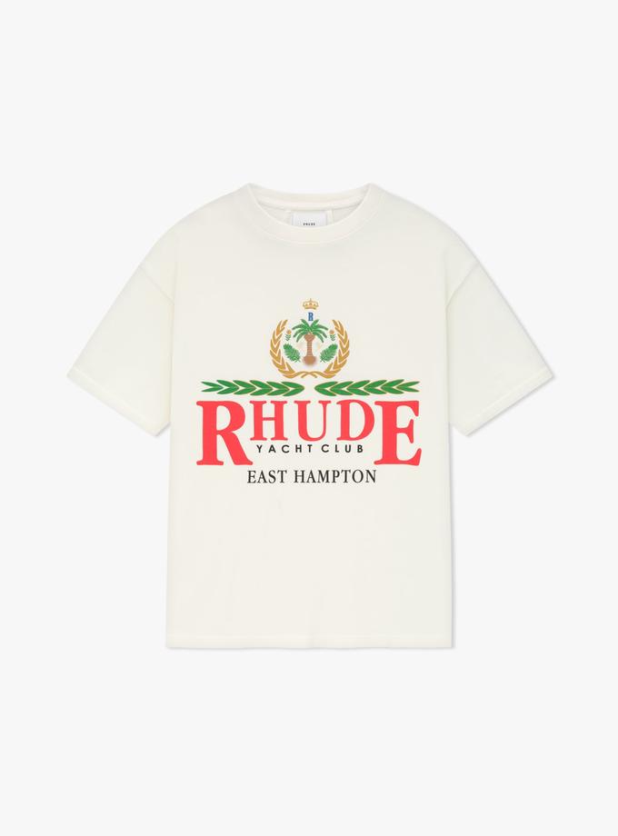 RHUDE EAST HAMPTON CREST TEE For Sale