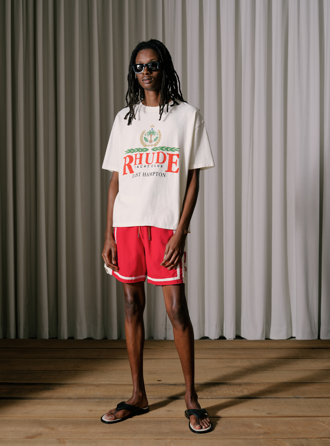 RHUDE EAST HAMPTON CREST TEE For Sale