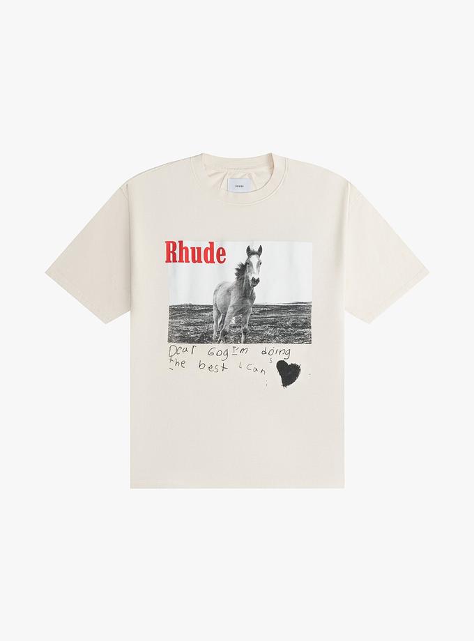 RHUDE HORSE TEE Free shipping