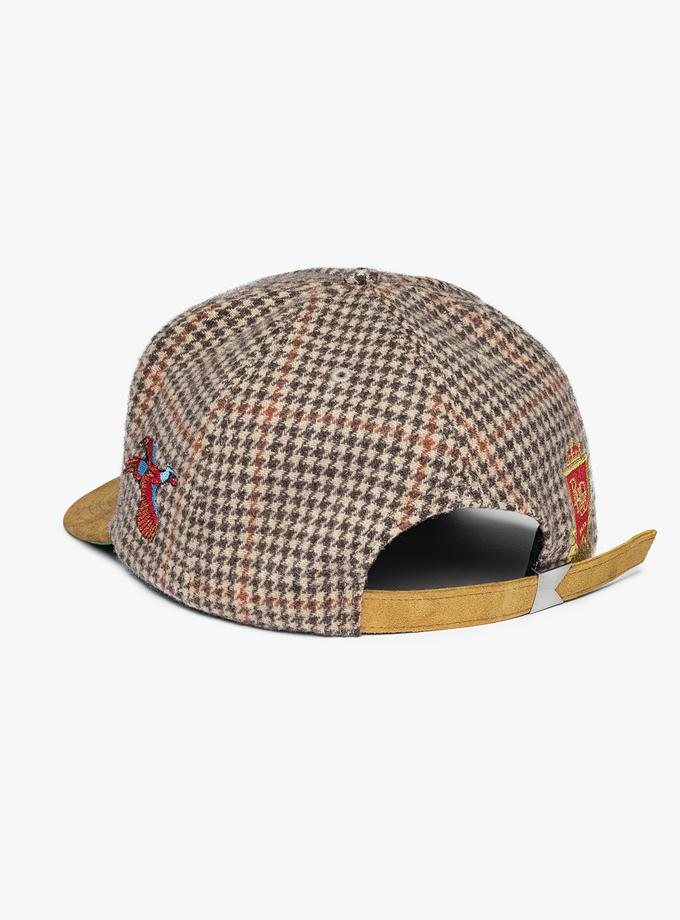 RHUDE HOUNDSTOOTH DUCK HUNTER HAT Best Seller