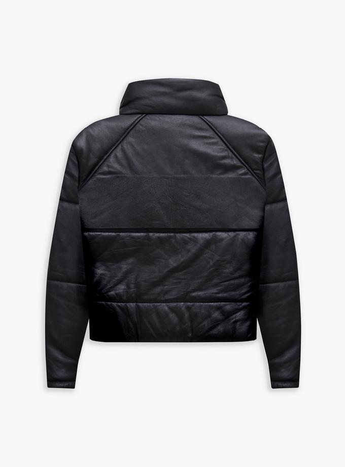 RHUDE LEATHER PUFFER JACKET Best Price