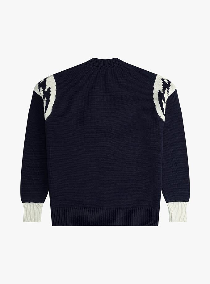 RHUDE LIGHTNING KNIT CARDIGAN Same Day Delivery