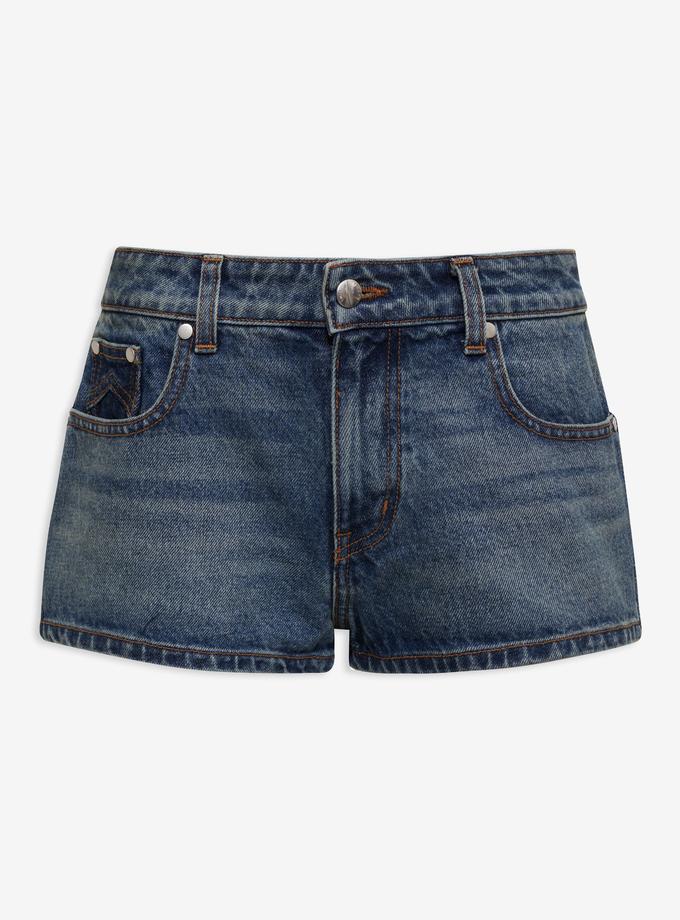 RHUDE LOW-WAIST DENIM SHORTS Best Buy