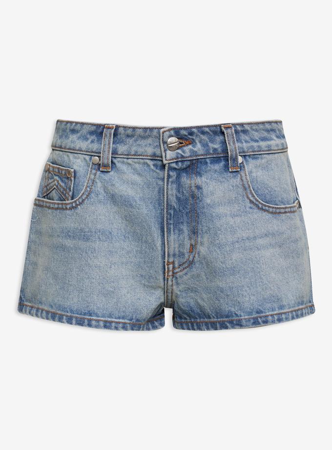 RHUDE LOW-WAIST DENIM SHORTS Same Day Delivery