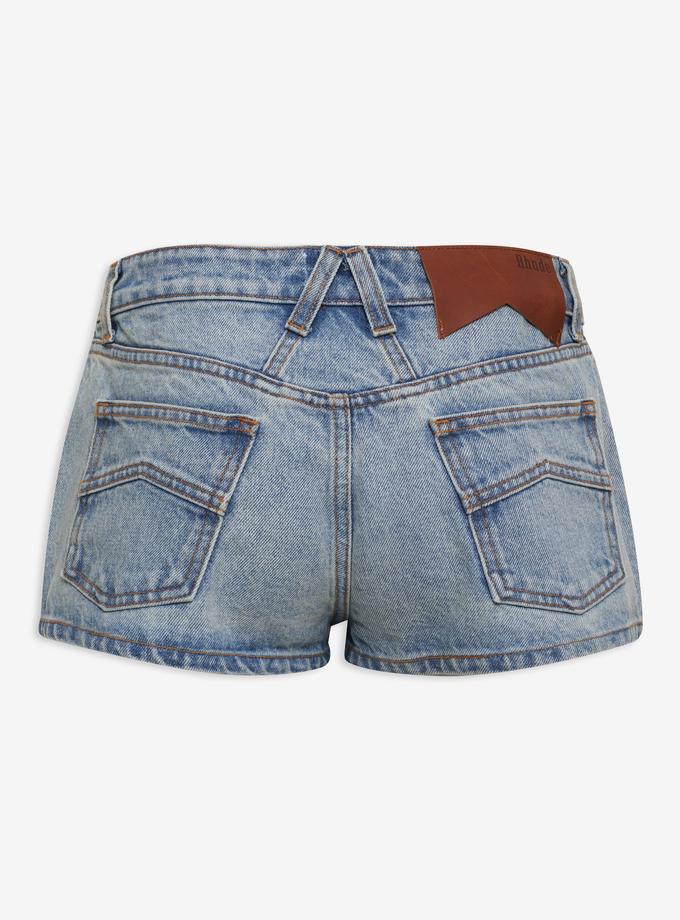 RHUDE LOW-WAIST DENIM SHORTS Same Day Delivery