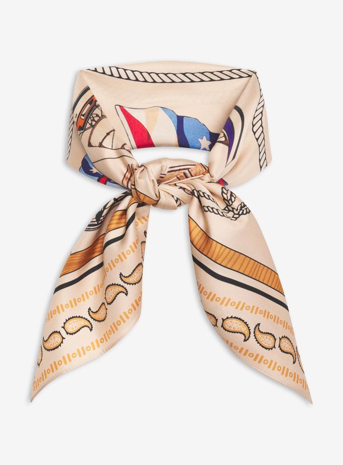 RHUDE NAUTICAL PRINTED SCARF Same Day Delivery