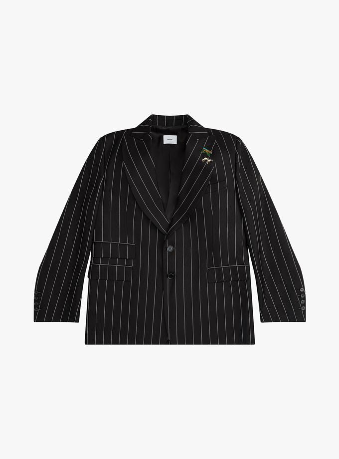 RHUDE OVERSIZED PINSTRIPE BLAZER Best Buy