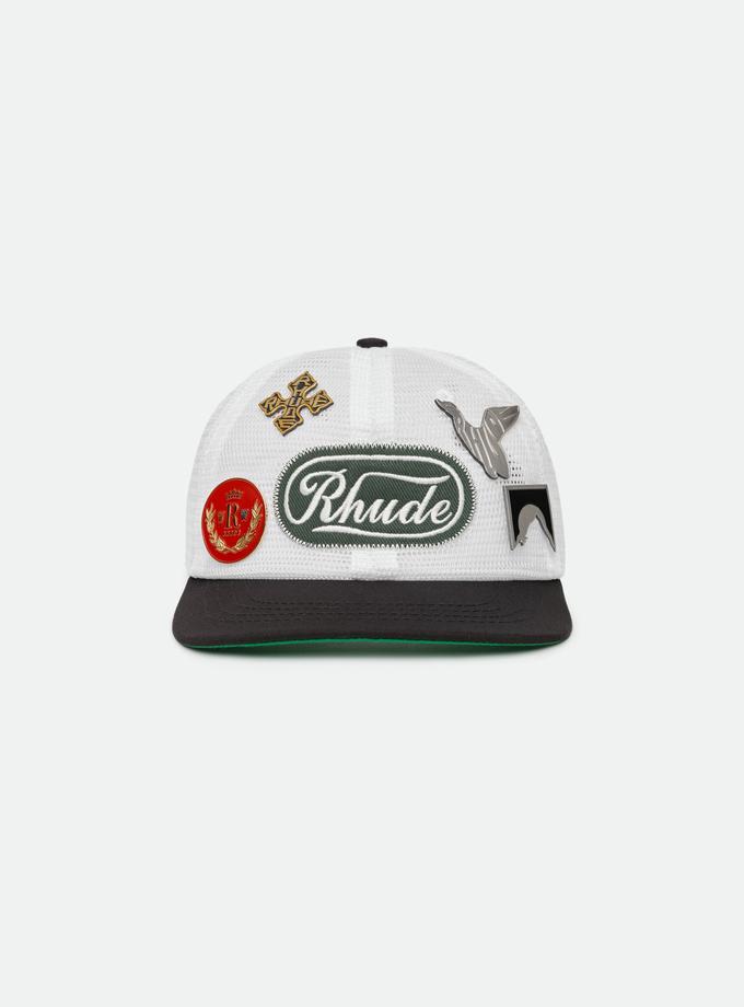 RHUDE PATCH MESH TRUCKER HAT Best Price