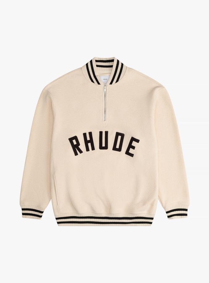 RHUDE QUARTER-ZIP VARSITY For Sale