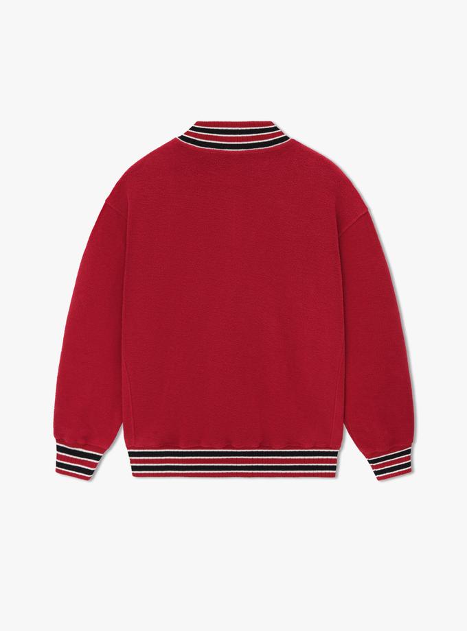 RHUDE QUARTER-ZIP VARSITY High Quality