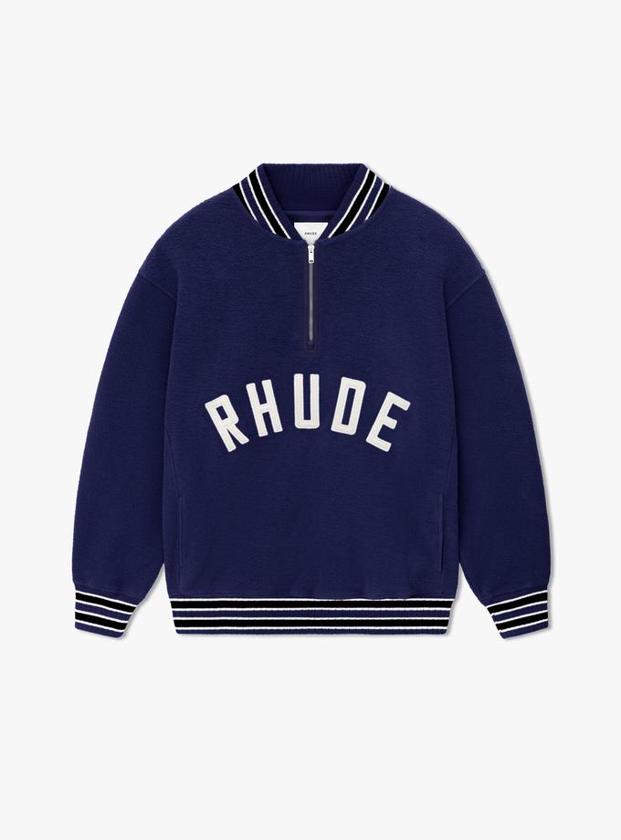 RHUDE QUARTER-ZIP VARSITY On Sale