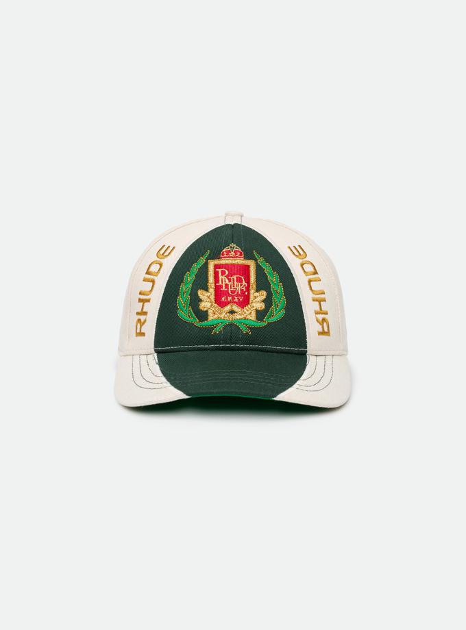 RHUDE RACING CREST 6-PANEL HAT Free shipping