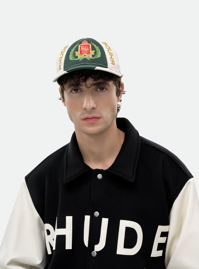 RHUDE RACING CREST 6-PANEL HAT Free shipping