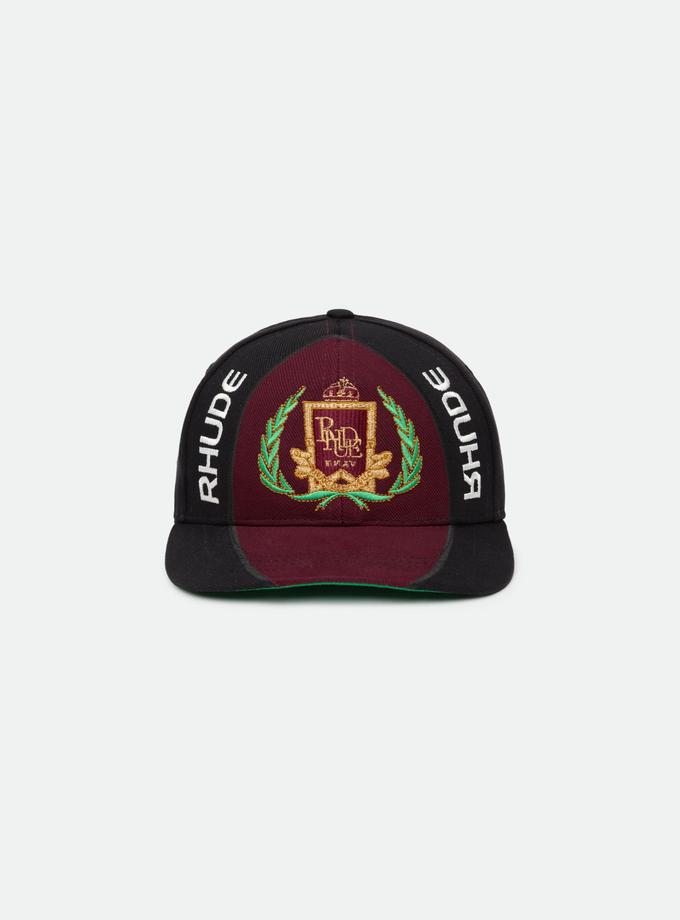 RHUDE RACING CREST 6-PANEL HAT Same Day Delivery