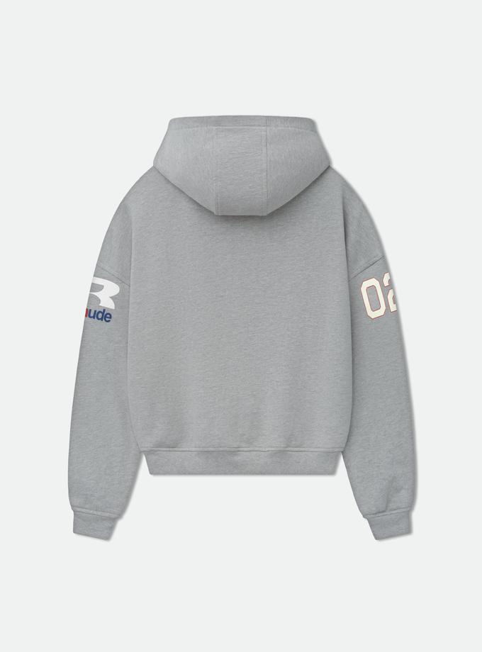 RHUDE RACING ZIP-UP HOODIE On Sale