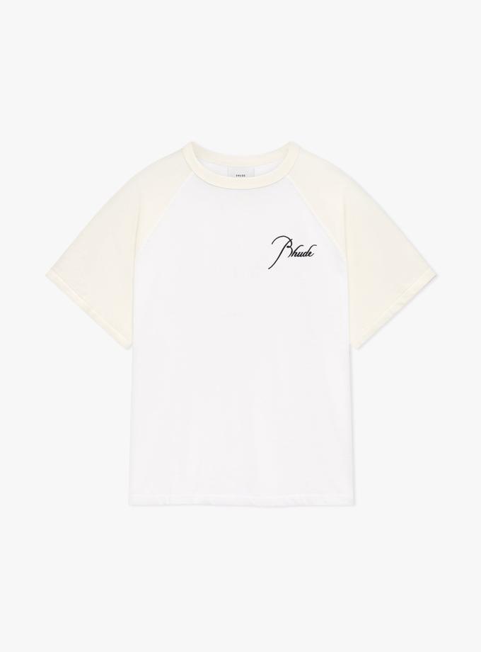 RHUDE RAGLAN LOGO TEE Best Seller