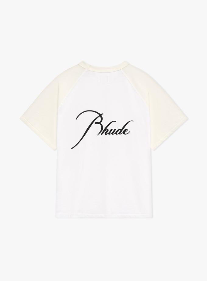 RHUDE RAGLAN LOGO TEE Best Seller