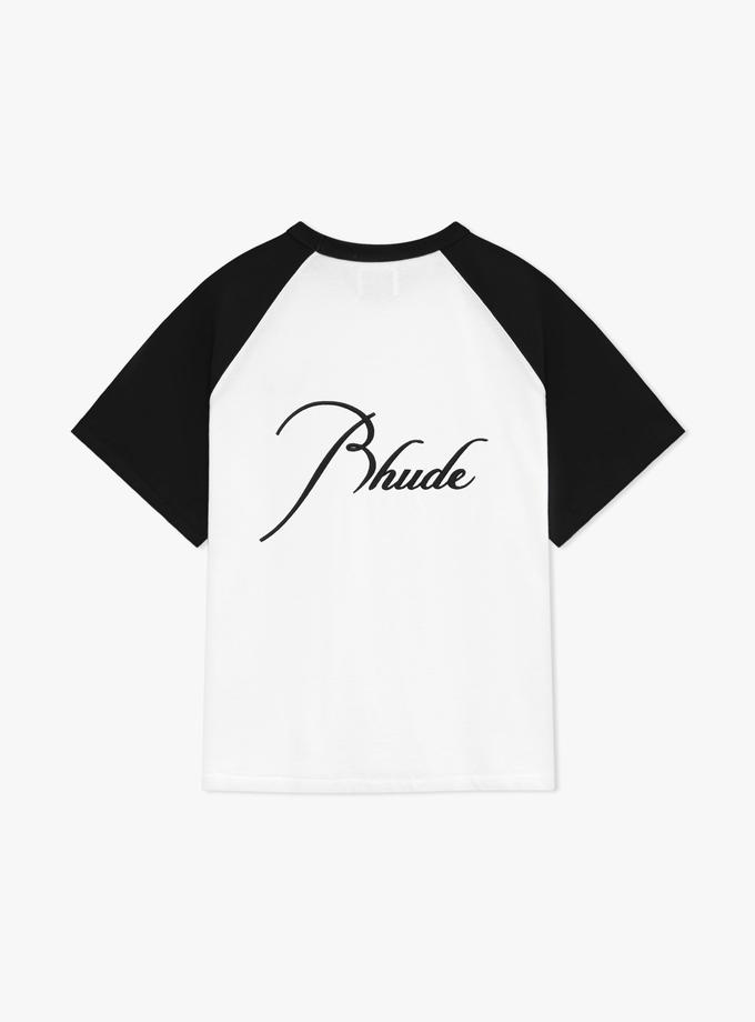 RHUDE RAGLAN LOGO TEE New Arrival