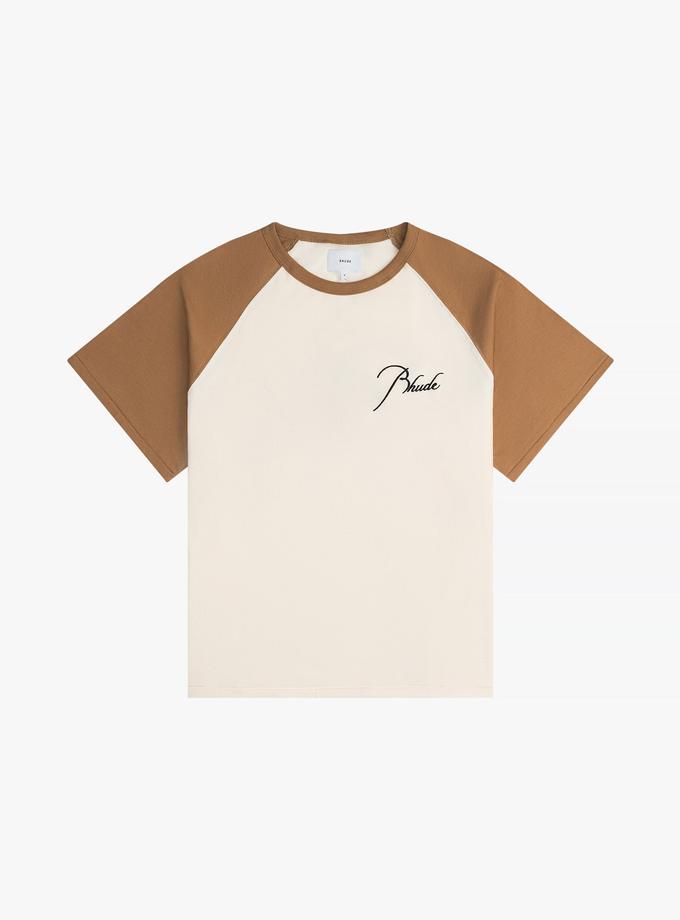 RHUDE RAGLAN LOGO TEE On Sale