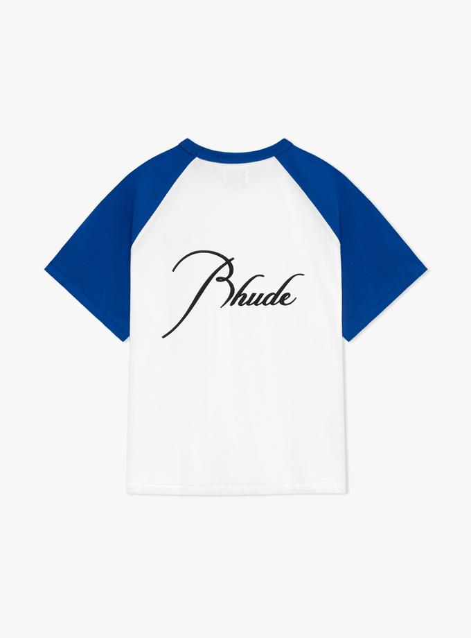 RHUDE RAGLAN LOGO TEE On Sale