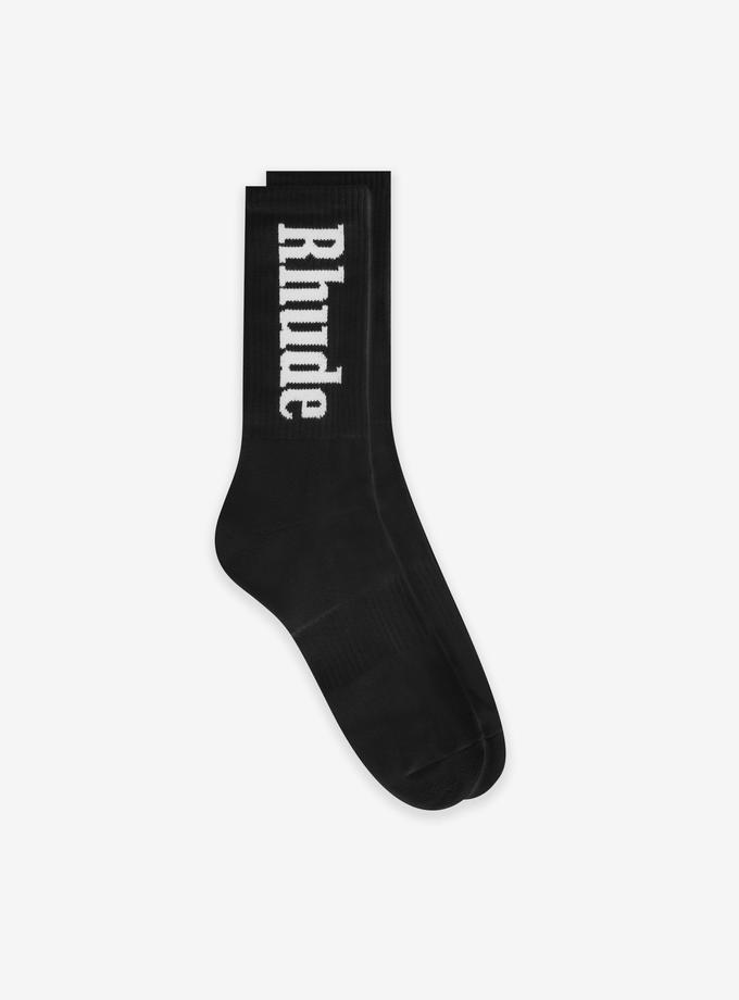 RHUDE RH VERTICAL LOGO SOCKS For Sale