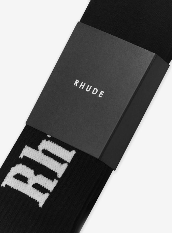 RHUDE RH VERTICAL LOGO SOCKS For Sale